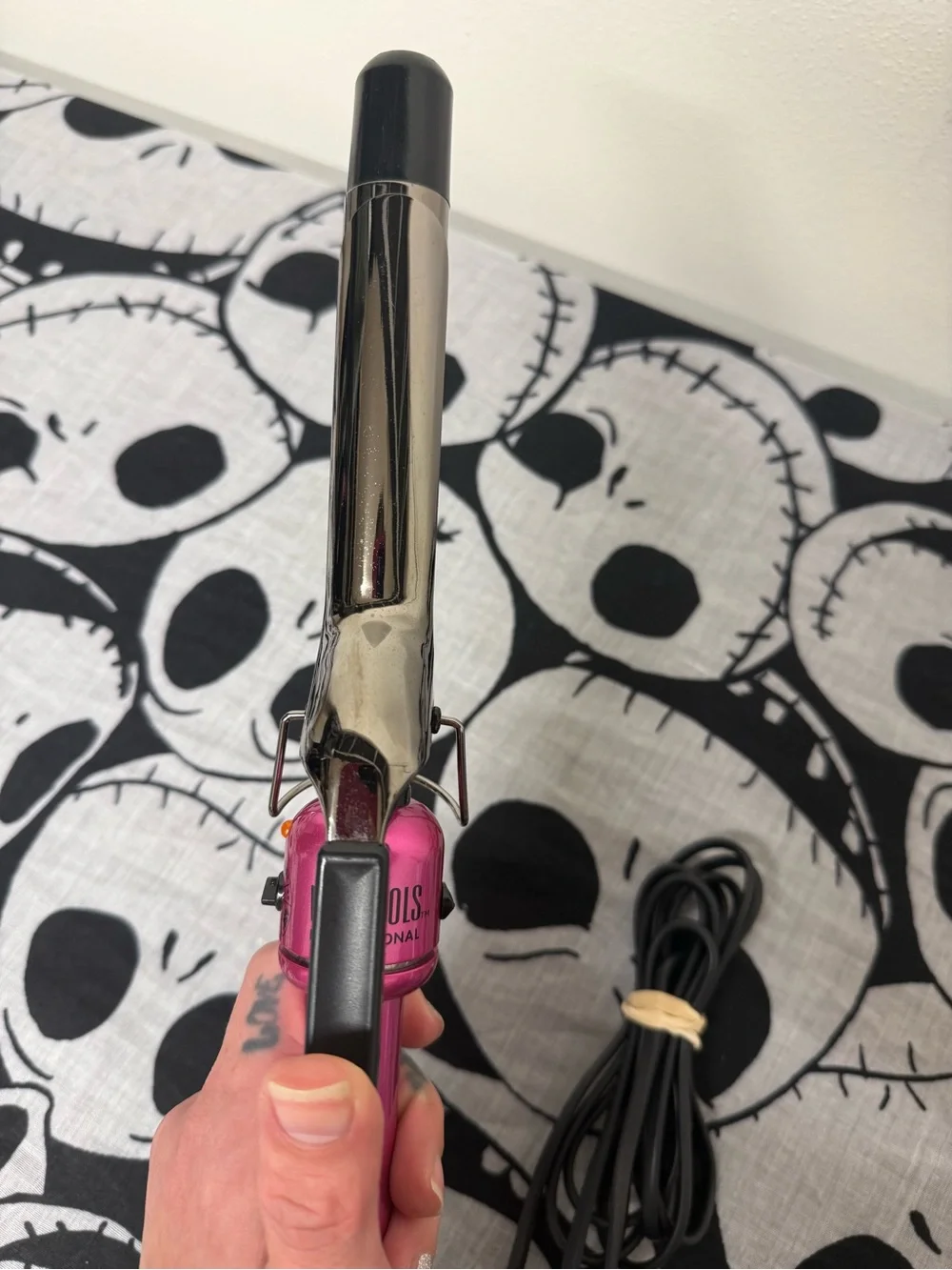 Hot Tools Professional Pink Titanium Spring Curling Iron